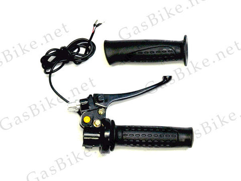 Dual Brake and Throttle Handle 80CC Gas Motorized Bicycle