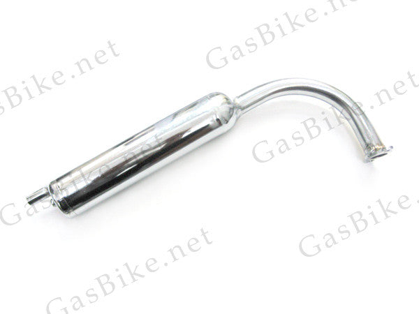 Chrome Exhaust Muffler 80CC Gas Motorized Bicycle