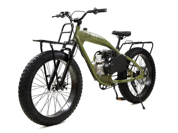 PHATMOTO™ ALL TERRAIN Fat Tire 2021 - 79cc Motorized Bicycle with