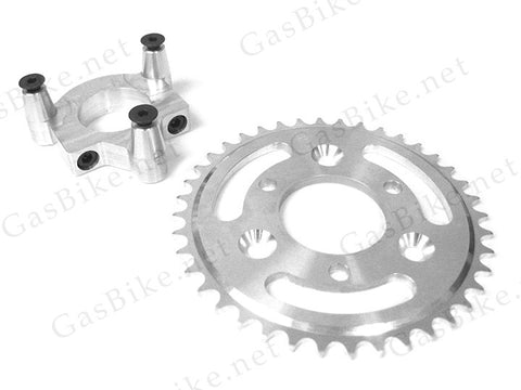 40 Tooth CNC Sprocket & Adapter Assembly 80CC Gas Motorized Bicycle