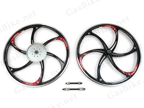 Aluminum Wheels with 44T Sprocket