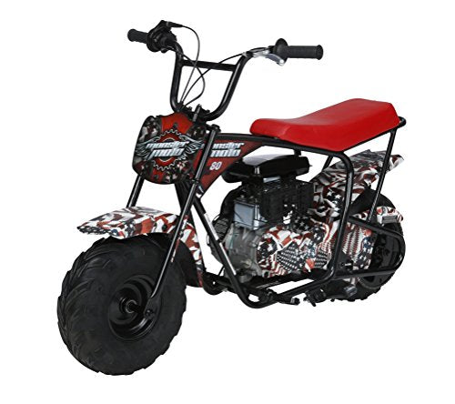 crossbike 80ccm Monster Moto MM-B80-AF American Flag 80CC Youth Mini Bike