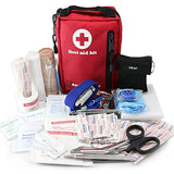 Small First Aid Kit for Hiking, Backpacking, Camping, Travel, Car & Cycling. With Waterproof Laminate Bags You Protect Your Supplies! Be Prepared For All Outdoor Adventures or at Home & Work