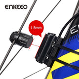 Enkeeo Wired Bike Computer Bicycle Speedometer Bike Odometer with Backlit Display, Current/AVS/MAX Speed Tracking, Auto ON/OFF, Stopwatch Multifunction for Cyling