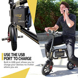 SWAGTRON SwagCycle E-Bike – Folding Electric Bicycle with 10 Mile Range, Collapsible Frame, and Handlebar Display