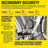 Kryptonite Kryptoflex 815 Bicycle Combo Cable Bike Lock