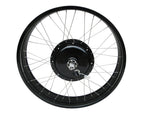 Tesla 26" Electric Conversion Fat Front Wheel - 48 V 1000 W (With Disc Brake and LCD)