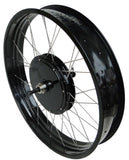 Tesla 26" Electric Conversion Fat Rear Wheel - 48 V 1500 W (With Disc Brake and LCD)