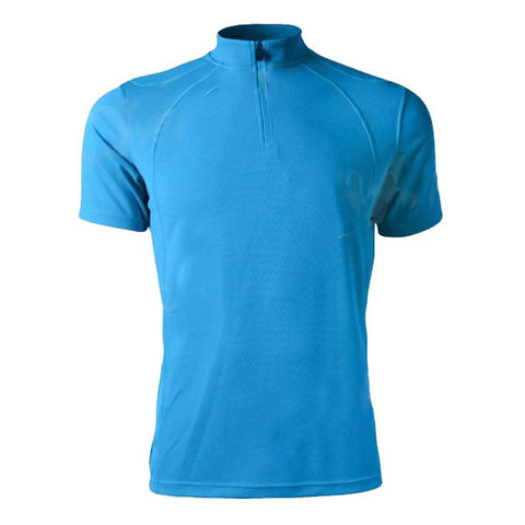 Spakct Bicycling Cycling Polyester Fiber Short Sleeve T Shirt - Blue