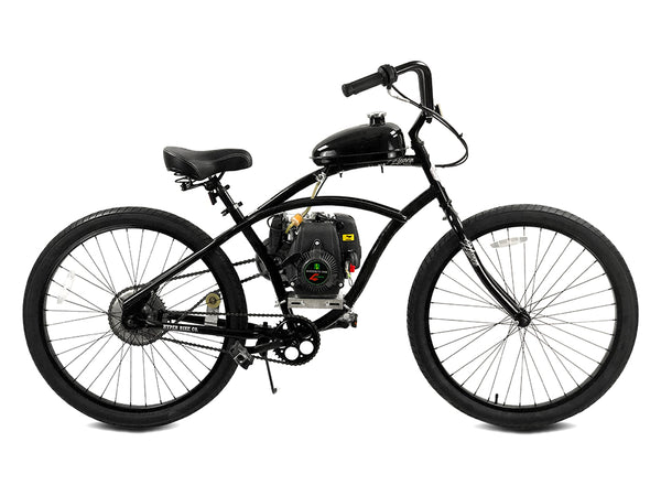 pedal bike with engine GasBike Racer Chain Drive Motorized Bicycle – Kingsmotorbikes.com