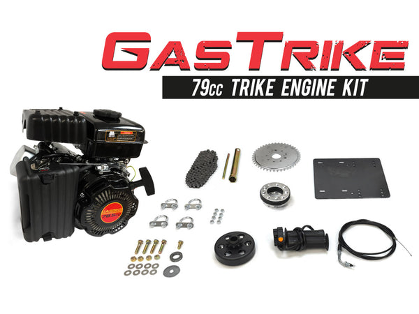 GasTrike 79cc Trike Engine Kit Gas Motorized Bicycle GasTrike 79cc Trike Engine Kit Gas Motorized Bicycle