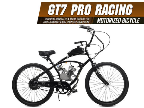 GT7 Pro Racing 66cc/80cc Motorized Bicycle