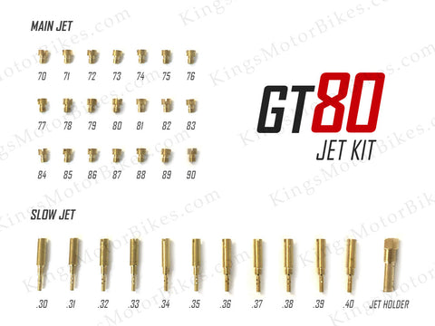 GT80 Carburetor Jet Kit