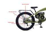 PHATMOTO™ ALL TERRAIN Fat Tire 2023 - 79cc Motorized Bicycle 7-Speed (Matte Army Green)