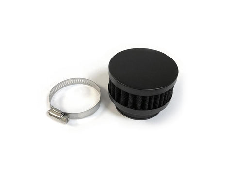 Round Air Filter High Performance - Black