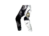 Scoyco Motorcycle Professional Racing Pants - Black + White