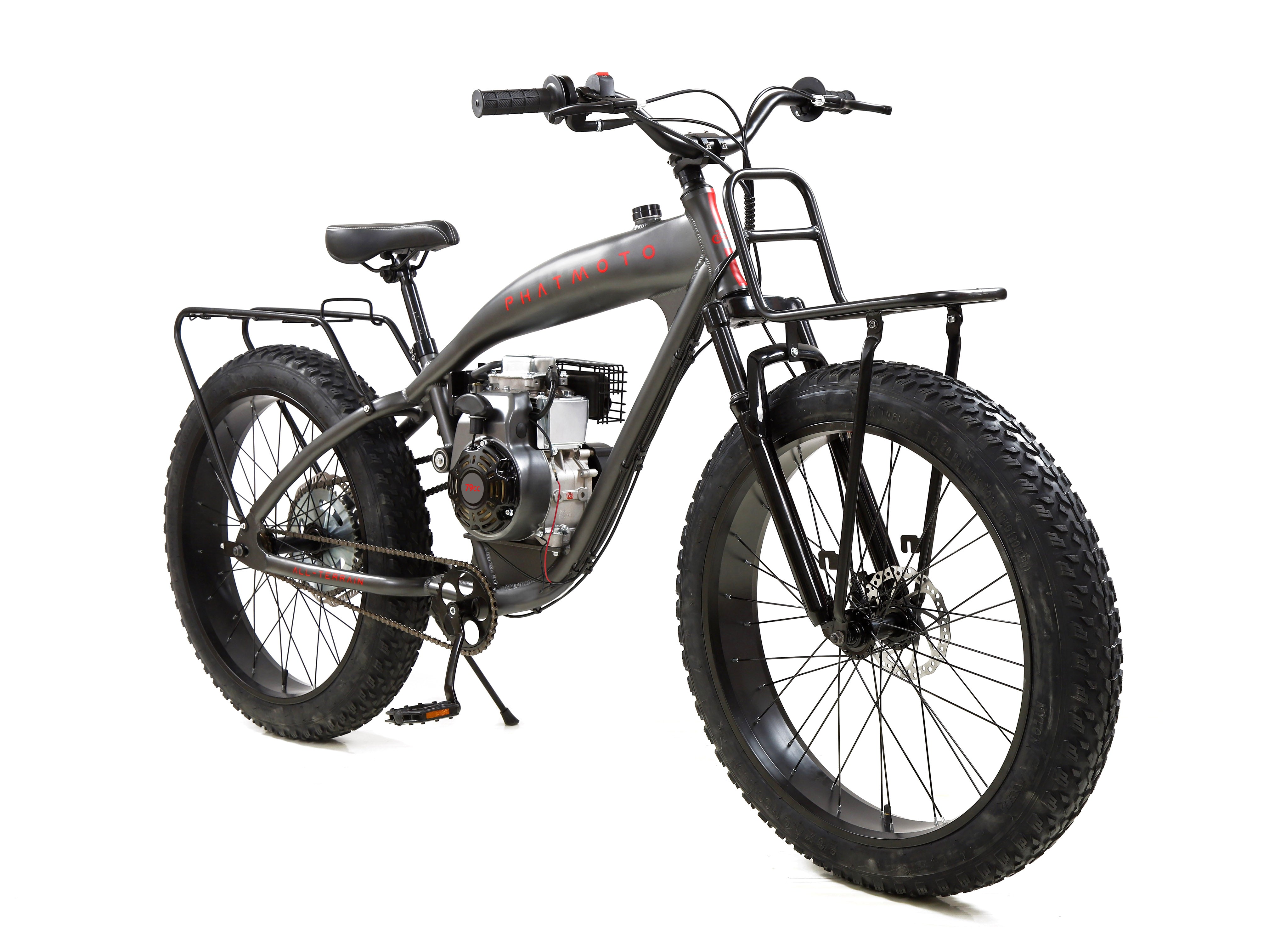 PHATMOTO™ ALL TERRAIN Fat Tire 2021 - 79cc Motorized Bicycle