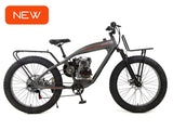 PHATMOTO™ ALL TERRAIN Fat Tire 2023 - 79cc Motorized Bicycle 7-Speed (Matte Graphite)