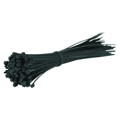 8 in. Black Cable Ties 100 Pk.