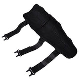 Knee Support Guard Protector Safety Pad for Motorcycle Motobike Motocross Racing Rider Extreme Sports Protective Gear - Black