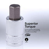 Neiko 10074A Hex Bit Socket Set, S2 Steel | 13-Piece Set | Metric