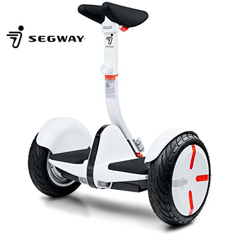 Segway miniPRO Smart Self Balancing Personal Transporter with Mobile App Control, White