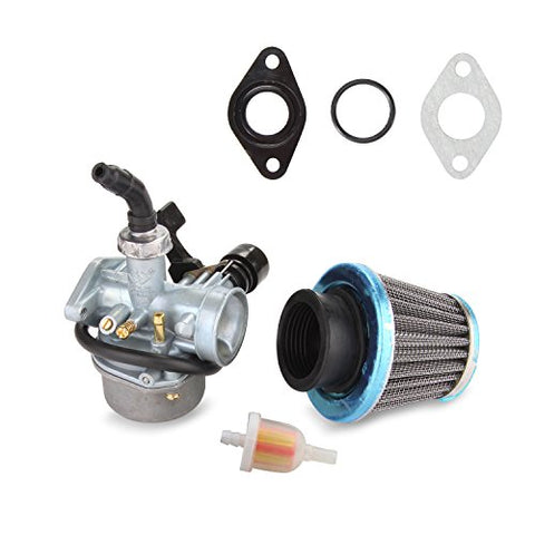 ATV Carburetor PZ19 with Fuel Filter and 35mm Air Filter for 50cc