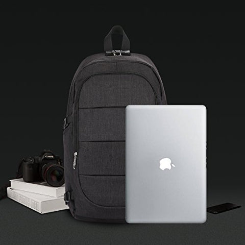 Anti Theft Business waterproof Laptop Backpack with USB Charging