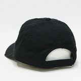 Vintage Year Plain Washed Cotton Twill Distressed With Heavy Stitching Low Profile Adjustable Baseball Cap