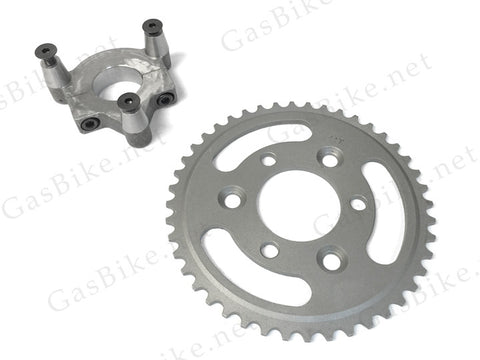 44 Tooth Steel Sprocket & Adapter Assembly 80CC Gas Motorized Bicycle