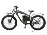 PHATMOTO™ ALL TERRAIN Fat Tire 2021 - 79cc Motorized Bicycle with Hilliard Clutch (Matte Graphite)