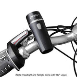 BV Bicycle Light Set Super Bright 5 LED Headlight, 3 LED Taillight, Quick-Release