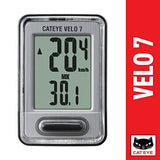 CatEye - Velo 7 Bike Computer with Odometer and Speedometer