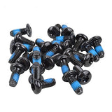 12 Pcs / Lot Mountain Bike Brake Rotor Bolts Mtb Cycling M5*10mm Screws Stainless Steel T25 Cycle Bicycle Brake Disc Bolts Screw