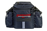 Bushwhacker® Mesa Trunk Bag Black - w/ Rear Light Clip Attachment & Reflective Trim - Bicycle Trunk Bag Cycling Rack Pack Bike Rear Bag