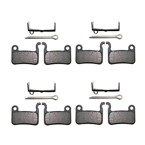 AHL 4pairs Bicycle Disc Brake Pads for Shimano XTR XT LX Hone Deore Saint SLX BRM975 BRM966 BRM965 BRM765 BRM775 BRM665 BRM601