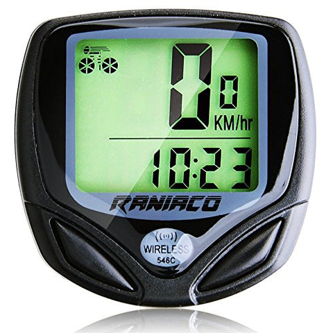 Raniaco Bike Computer, Original Wireless Bicycle Speedometer, Bike Odometer Cycling Multi Function
