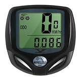 Bicycle Speedometer and Odometer Wireless Waterproof Cycle Bike Computer with LCD Display & Multi-Functions by YS