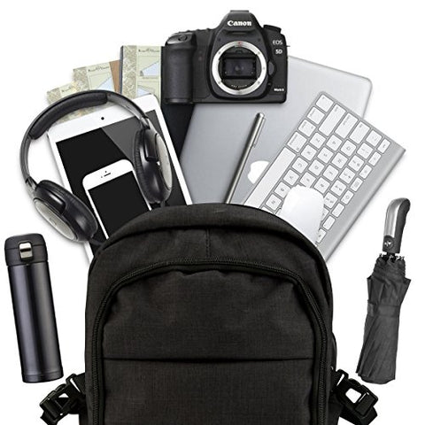 Anti Theft Business waterproof Laptop Backpack with USB Charging Port and Headphone interface Fits UNDER inch Laptop by AMBOR,for College Student