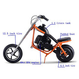 Gas Scooter SAY YEAH Mini Dirt Pit Bike 2 Stroke Kids Mini Chopper,Powerful 49cc EPA Engine Motorized Bike for Boys and Girls,Non California Compliant