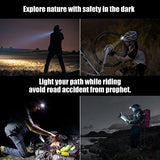 Bike Light Set Hoicmoic Bicycle Headlight USB Rechargeable Powerful 300 Lumens IP65 with 2 Tail Light in White and Red Light for Kids Men Women Safety Raod Cycling