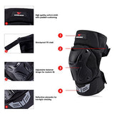 Lixada WOSAWE 1 Pair Cycling Knee Brace Bicycle MTB Bike Motorcycle Riding Knee Support Protective Pads Guards Outdoor Sports Cycling Knee Protector Gear