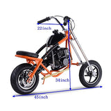 Gas Scooter SAY YEAH Mini Dirt Pit Bike 2 Stroke Kids Mini Chopper,Powerful 49cc EPA Engine Motorized Bike for Boys and Girls,Non California Compliant