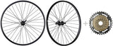 Bike Bicycle MTB Wheelset 26" 7 Speed with Shimano MF-TZ31 14-34T Freewheel