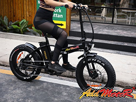 addmotor motan electric bicycle Addmotor Motan Electric Fat Tire 20Inch Bikes 500w 48v Snow Folding Bicycles Lithium Battery 4 Colors M-150 E-bikes For Men