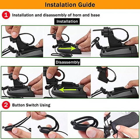 Daway a14 loud electric bike horn cheap