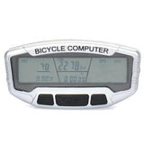Sunding 2.8" LCD Electronic Bike Bicycle Speedometer - Black + Silver (SFLV)