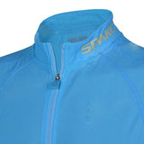 Spakct Bicycling Cycling Polyester Fiber Short Sleeve T Shirt - Blue