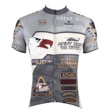 Paladinsport Men's Short-Sleeve Cycling Jersey T-Shirt Top - Grey