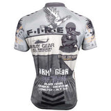 Paladinsport Men's Short-Sleeve Cycling Jersey T-Shirt Top - Grey